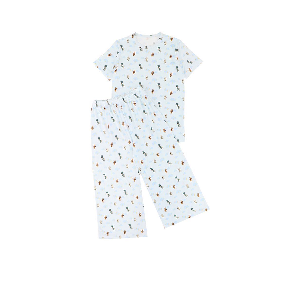 Mooi x Jumbo Piyama Dewasa Setelan Tencel Long Pajamas Adult
