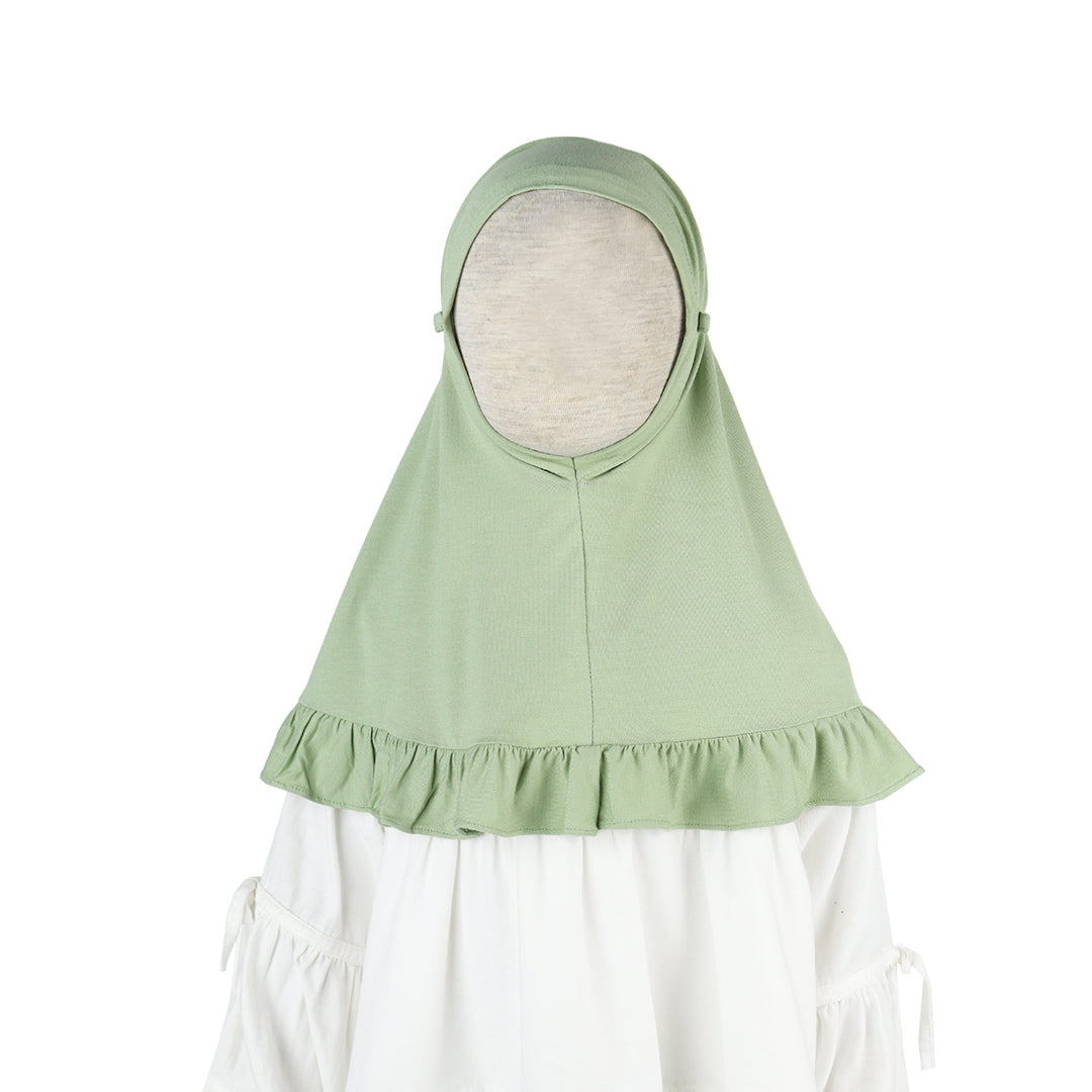 Mooi Hijab Ruffle Instant Anak Jilbab Anak Perempuan Nada Hijab