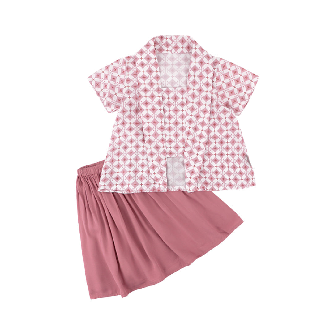 Mooi Setelan Batik Anak Perempuan Nareswari Kebaya Set