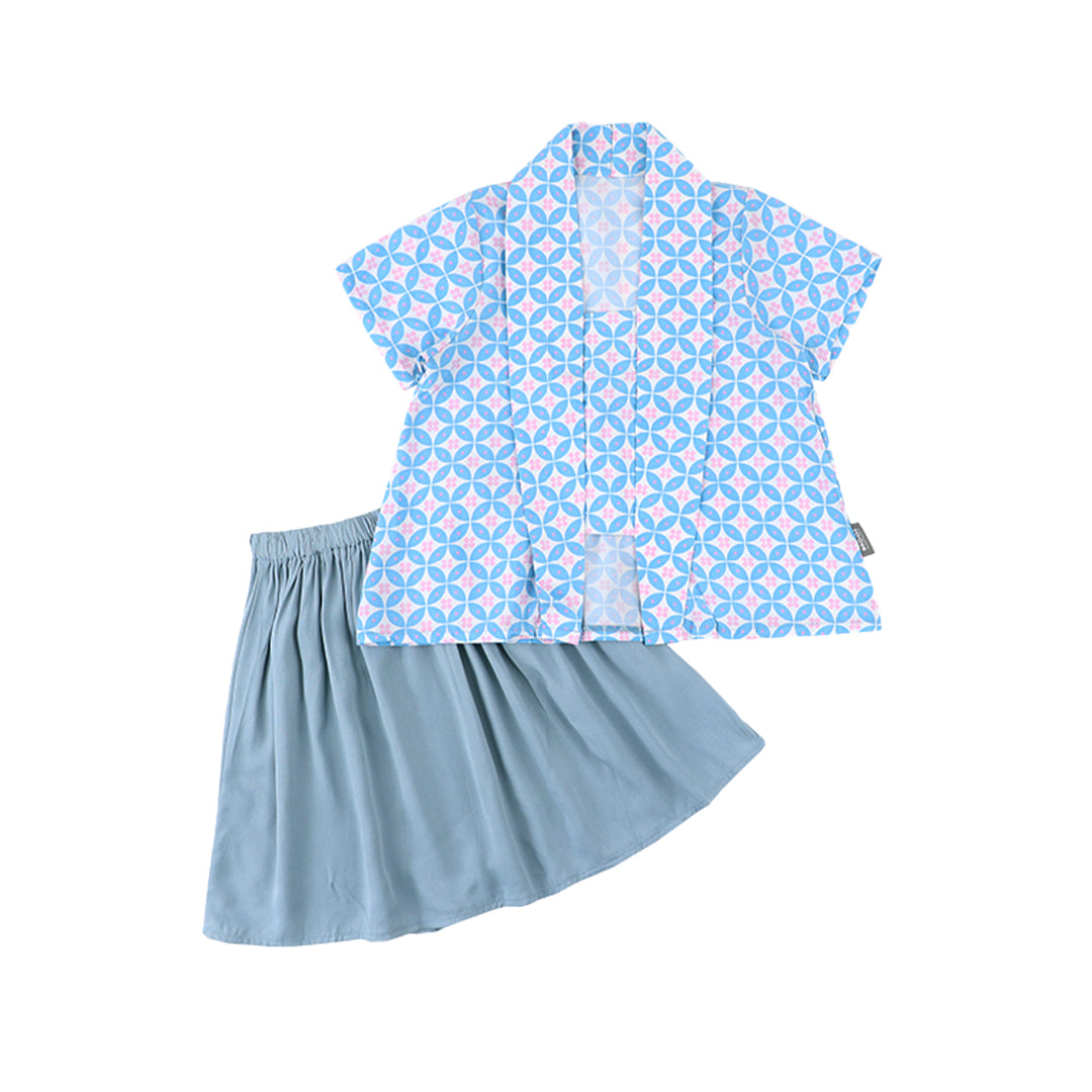 Mooi Setelan Batik Anak Perempuan Nareswari Kebaya Set