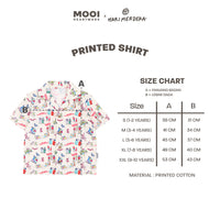 Mooi x Hari Merdeka Kaos Kemerdekaan Kemeja Anak Printed Shirt