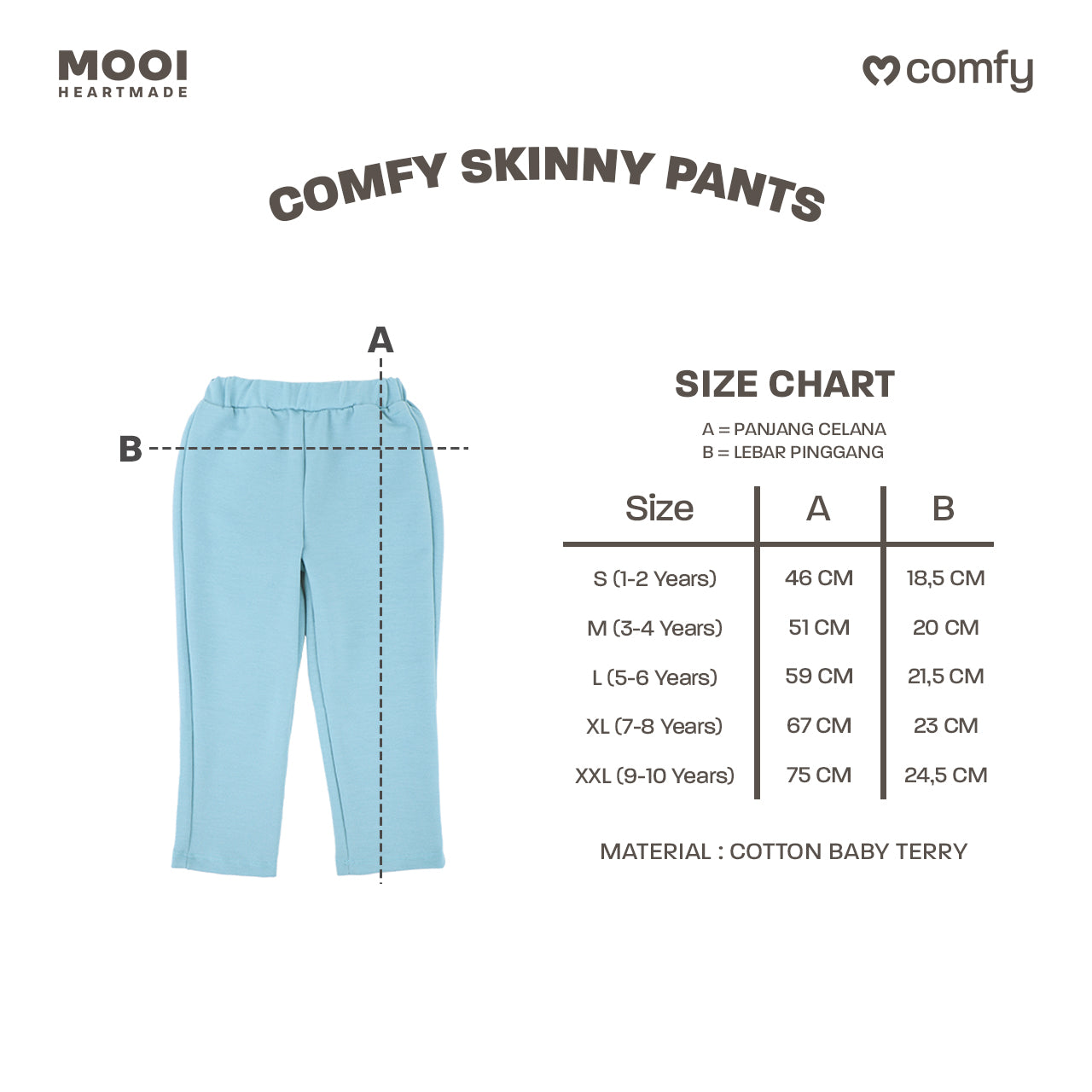 Mooi Celana Panjang Anak Perempuan Comfy Skinny Pants
