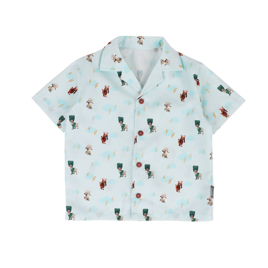 Mooi x Jumbo Kemeja Anak Laki - Laki Printed Shirt