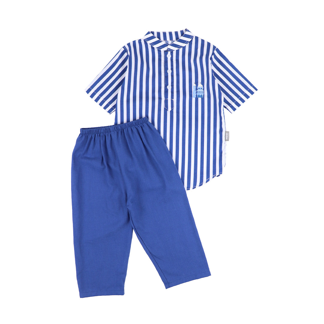Mooi Rafka Striped Koko Set Setelan Koko Anak
