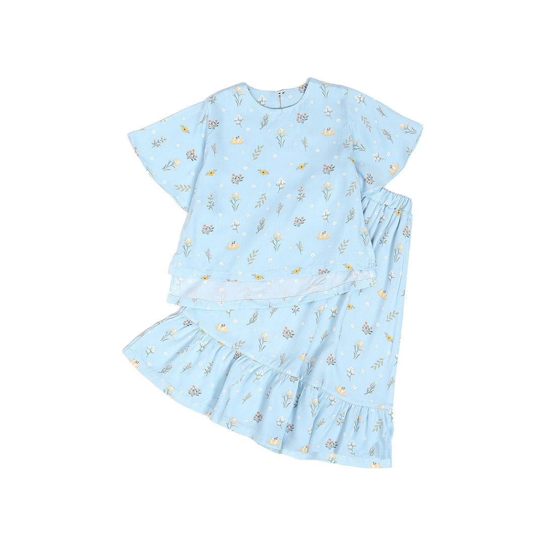 Mooi Setelan Anak Perempuan Rasha Tunik Set