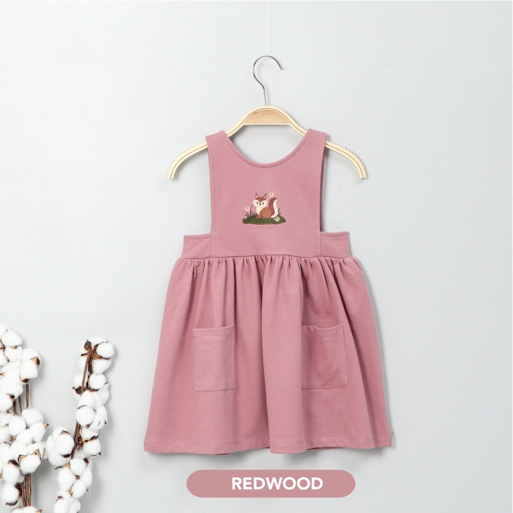 Mooi Dress Anak Perempuan Clay Overall Dress