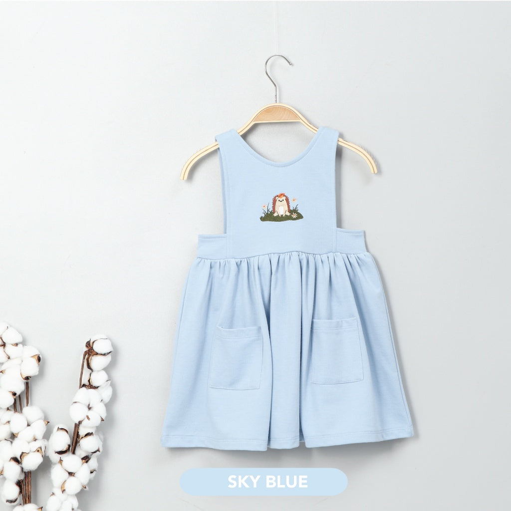 Mooi Dress Anak Perempuan Clay Overall Dress