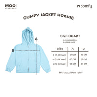Mooi Comfy Teens Jacket Hoodie Lengan Panjang Teens