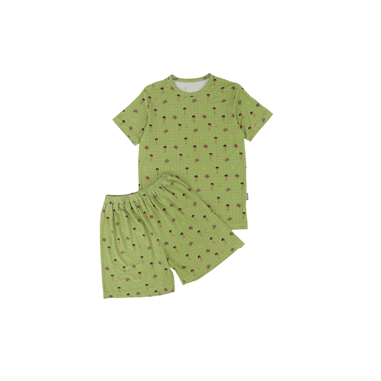 Mooi x Jumbo Piyama Dewasa Setelan Tencel Short Pajamas Adult