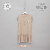 Mooi Daster Wanita Kika Ruffle Dress (MOM)