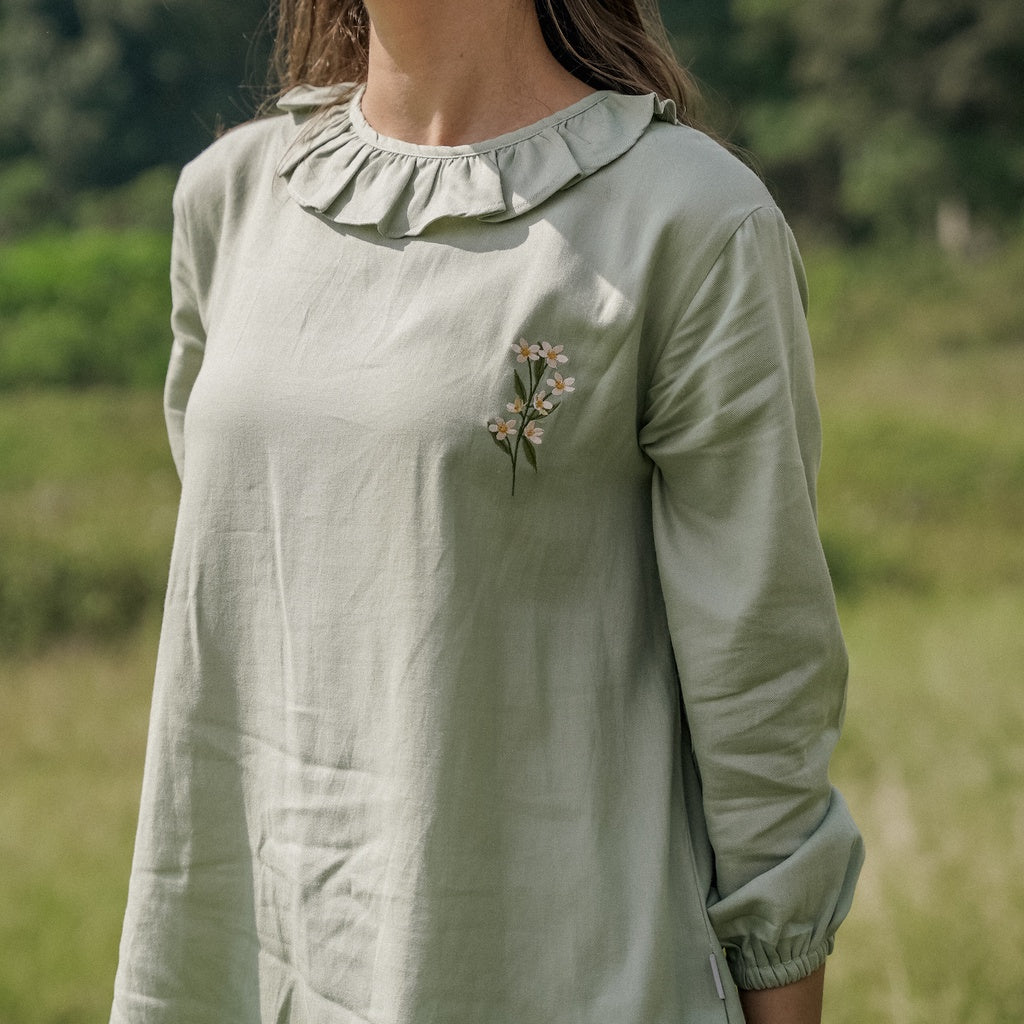 Mooi Tunik Wanita Atasan Wanita Raya Collection Zevva Tunik Adult