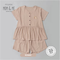 Mooi Piyama Wanita Peplum Set Bamboo Viscose