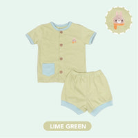 Mooi Setelan Bayi Zoey Button Set