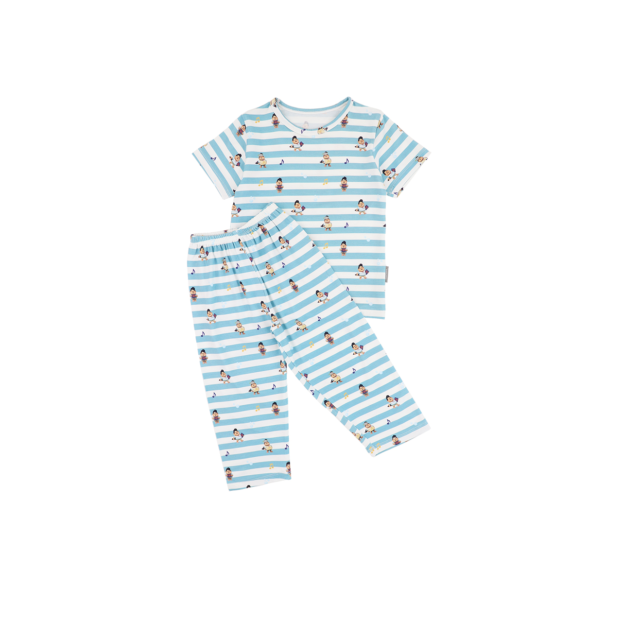 Mooi x Jumbo Setelan Anak Unisex Tencel Short Pajamas Kids