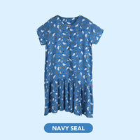 Mooi Piyama Dewasa Dress Collar Mom