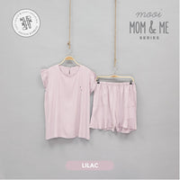 Mooi Setelan Piyama Wanita Kika Ruffle Set (MOM)