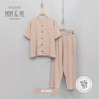 Mooi Piyama Wanita Basic Long Set Bamboo Viscose