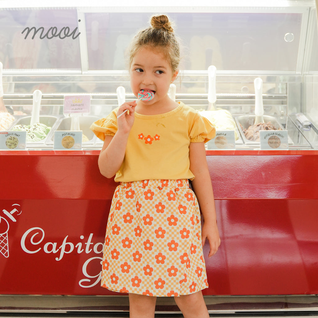 Mooi Setelan Anak Perempuan Alena Skort Set