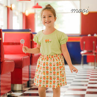 Mooi Setelan Anak Perempuan Alena Skort Set
