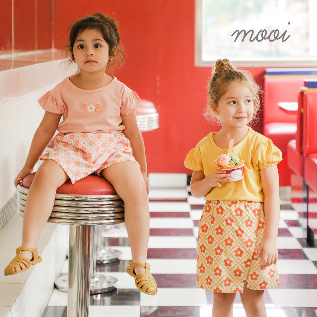 Mooi Setelan Anak Perempuan Alena Skort Set