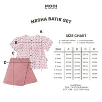 Mooi Setelan Batik Anak Perempuan Nesha Batik Set