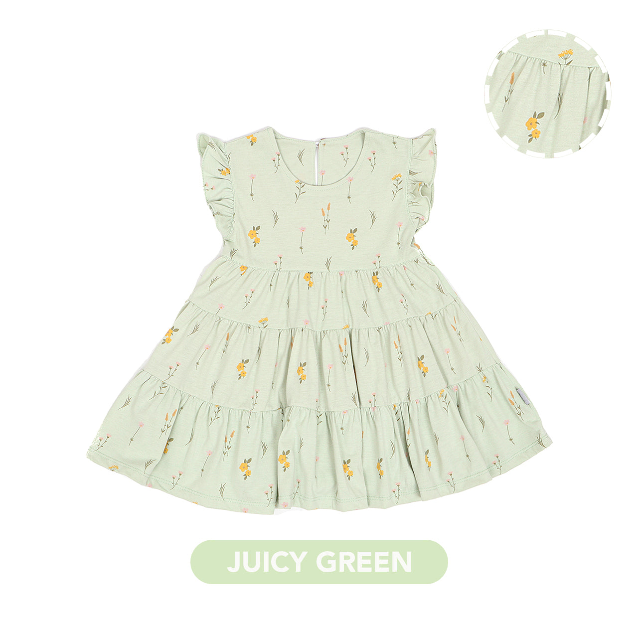 Mooi Dress Anak Perempuan Emily Ruffle Dress