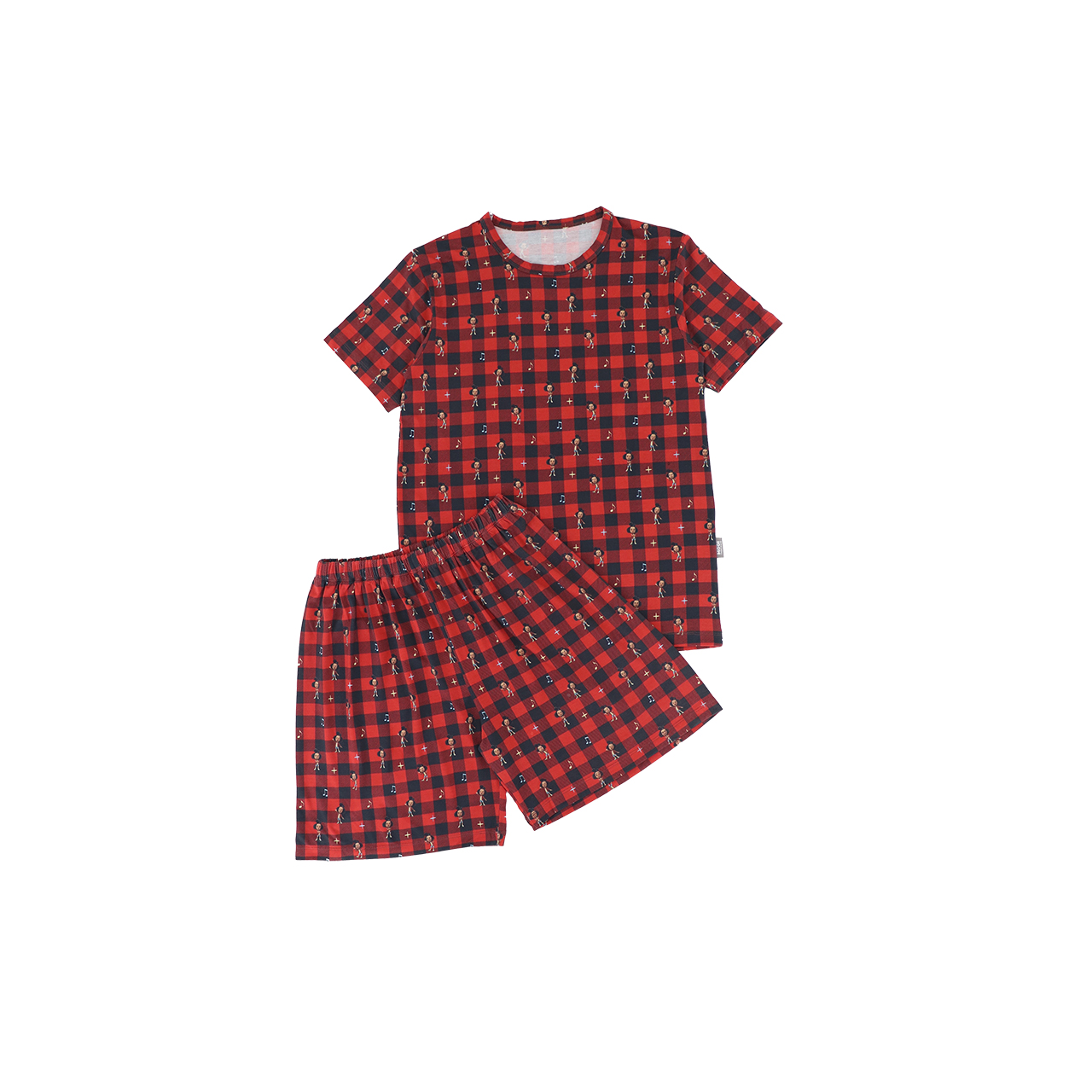 Mooi x Jumbo Piyama Dewasa Setelan Tencel Short Pajamas Adult