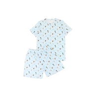 Mooi x Jumbo Piyama Dewasa Setelan Tencel Short Pajamas Adult