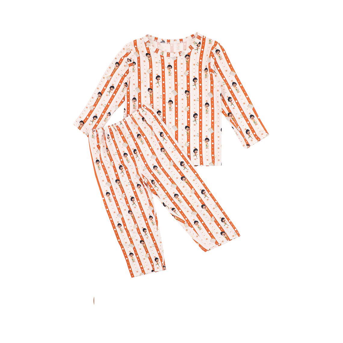 Mooi x Jumbo Setelan Anak Unisex Tencel Long Pajamas Kids