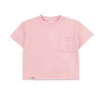 Mooi Kaos Anak Pocket Unisex Comfy Oversized T-Shirt Pocket Kids