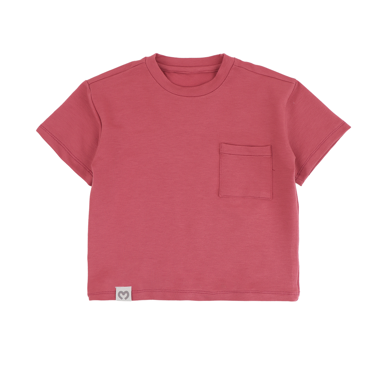 Mooi Kaos Anak Pocket Unisex Comfy Oversized T-Shirt Pocket Kids