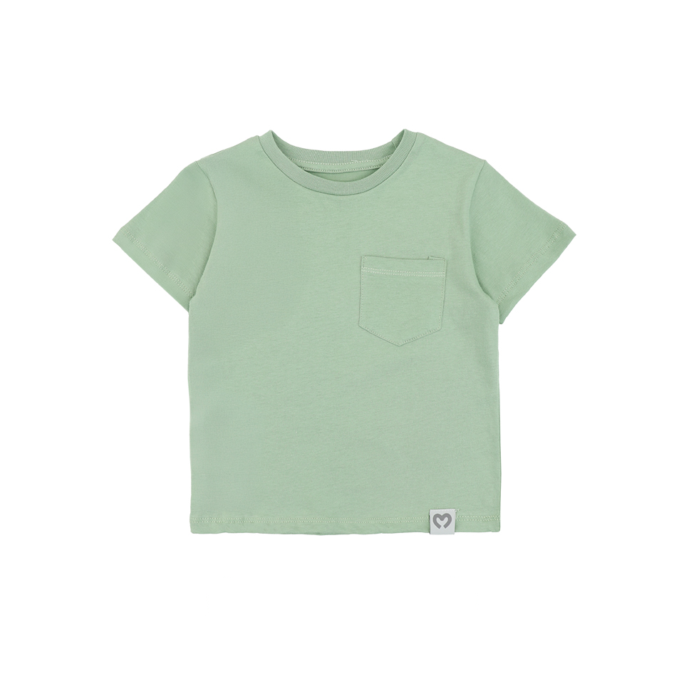Mooi Kaos Anak Pocket Unisex Comfy T-Shirt Pocket Kids