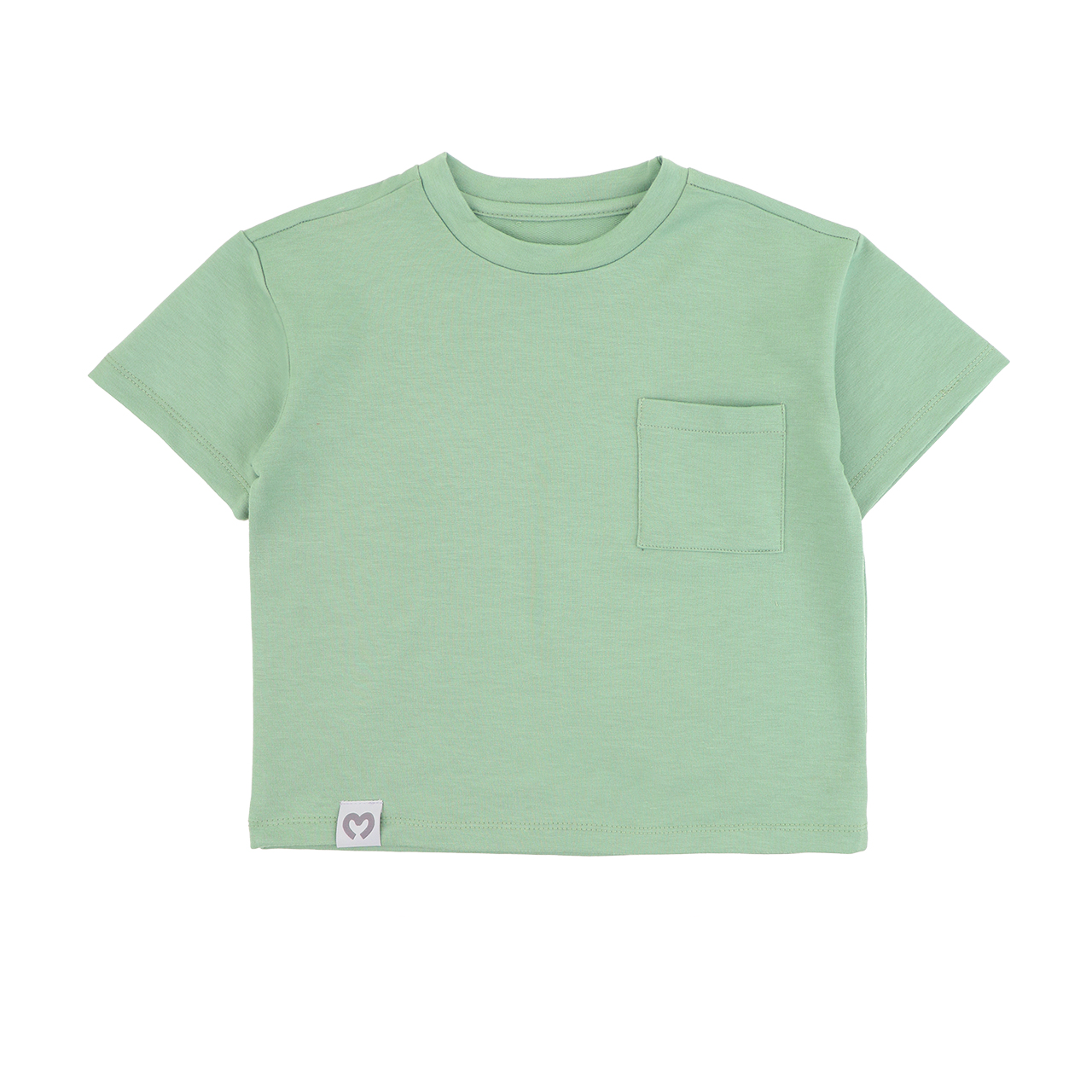 Mooi Kaos Anak Pocket Unisex Comfy Oversized T-Shirt Pocket Kids