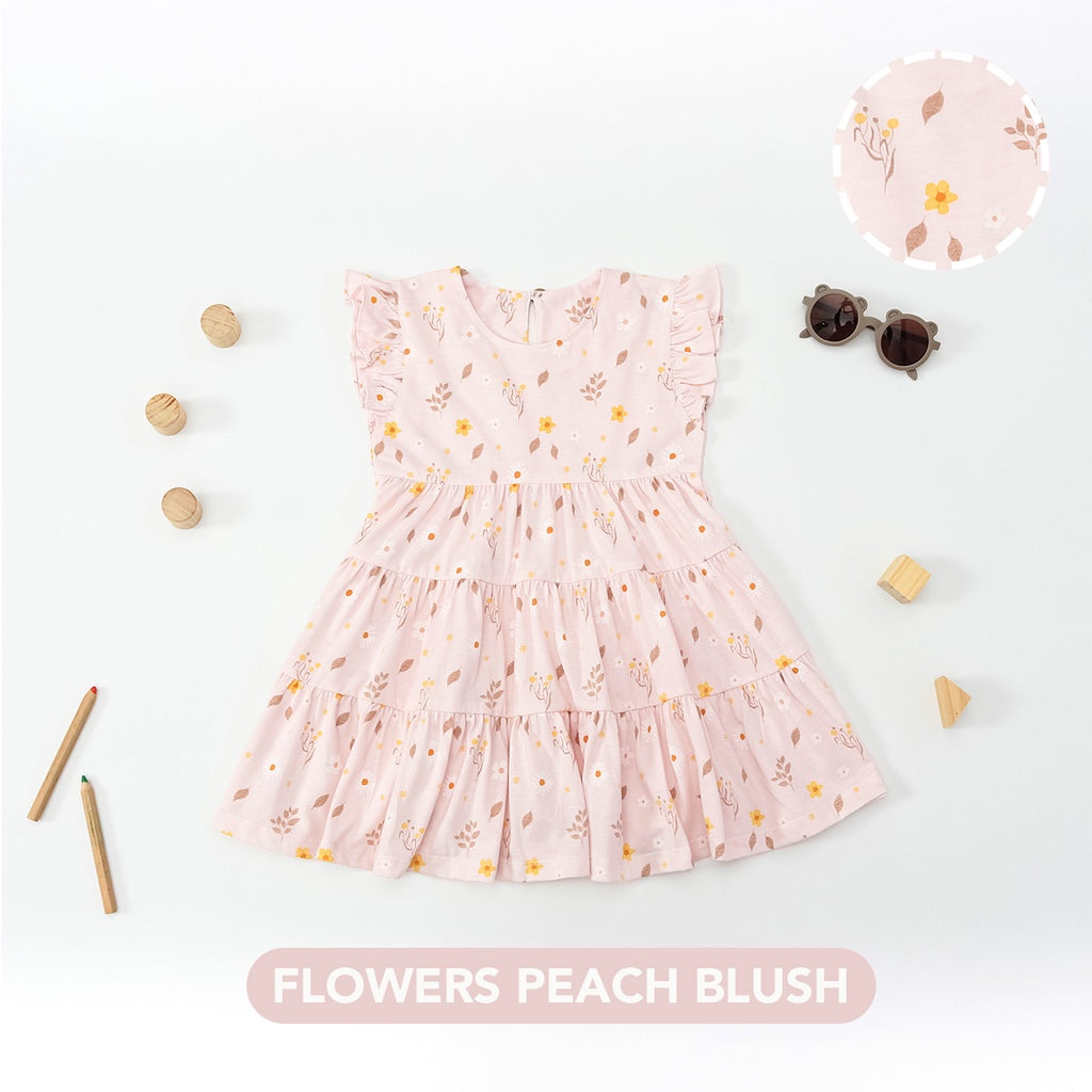 Mooi Dress Anak Perempuan Emily Ruffle Dress