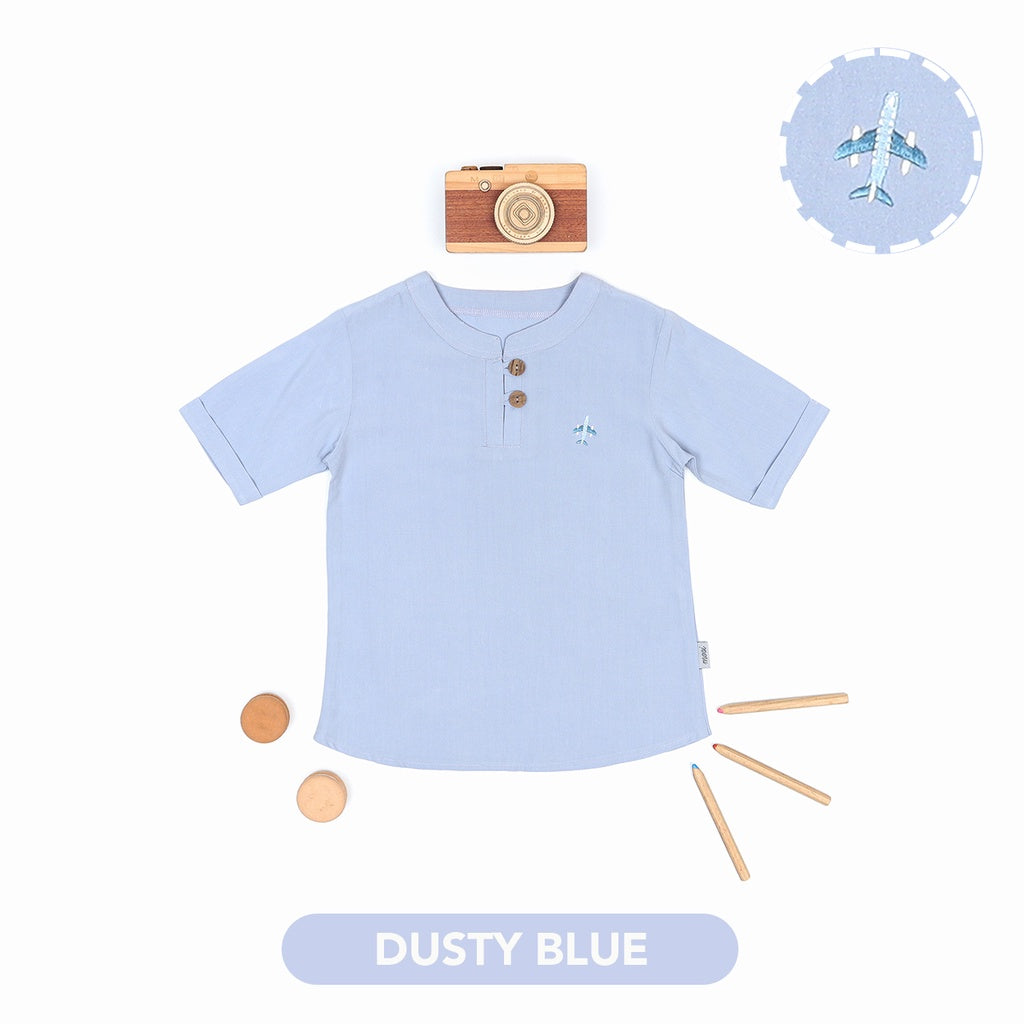 Mooi Kemeja Anak Laki-Laki Kale Shirt