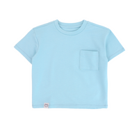 Mooi Kaos Anak Pocket Unisex Comfy Oversized T-Shirt Pocket Kids