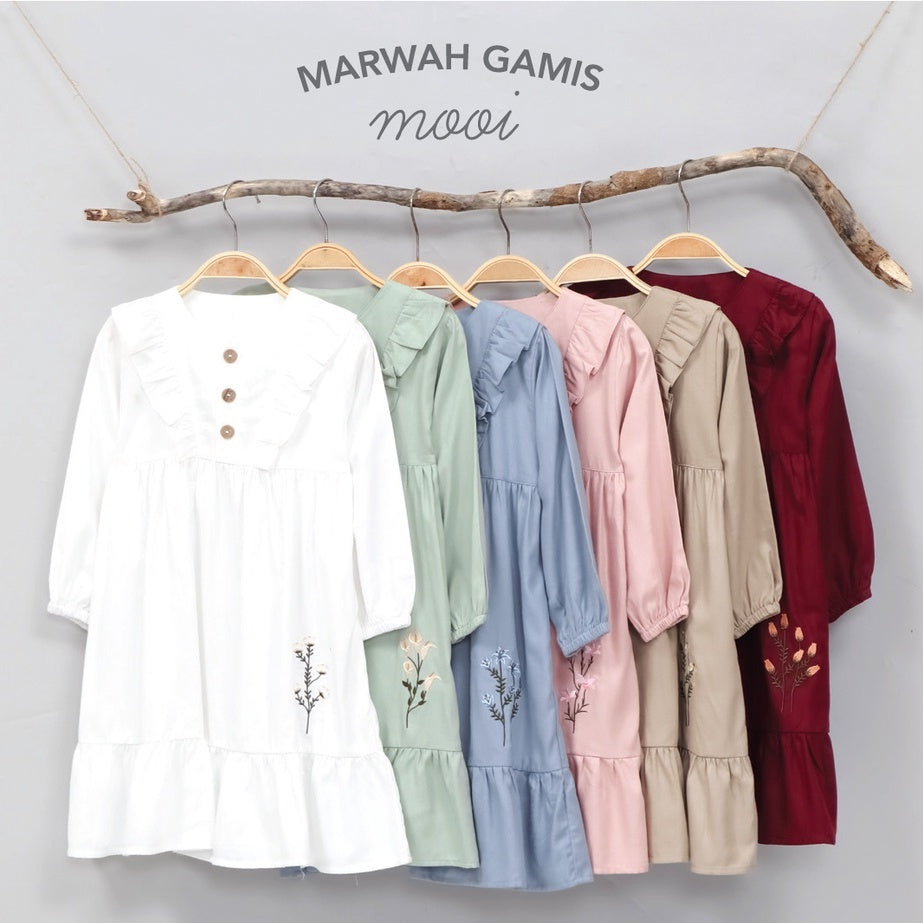 Mooi Dress Anak Gamis Anak Perempuan Marwah Gamis