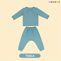 Mooi Setelan Piyama Bayi Long Pajamas Set Kimono