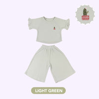 Mooi Setelan Anak Perempuan Noora Sleeve Ruffle Set