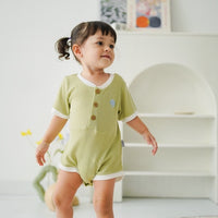 Mooi Jumper Bayi Lilo Rib Romper Baby