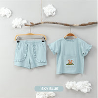 Mooi Setelan Anak Perempuan Ruffle Emma Set