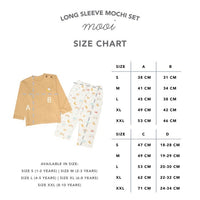 Mooi Baju Tidur Anak Piyama Anak Unisex Tencel Mochi Set