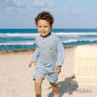 Mooi Sweater Anak Ara Pocket Waffle Top