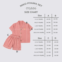Mooi Piyama Anak Baju Tidur Anak Niko Piyama Set