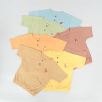 Mooi Setelan Anak Unisex Nava Button Set