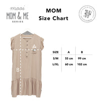 Mooi Daster Wanita Kika Ruffle Dress (MOM)