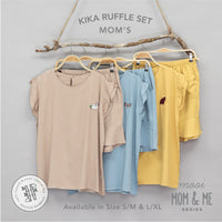 Mooi Setelan Piyama Wanita Kika Ruffle Set (MOM)