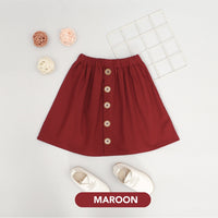 Mooi Rok Anak Perempuan Mikka Button Skirt