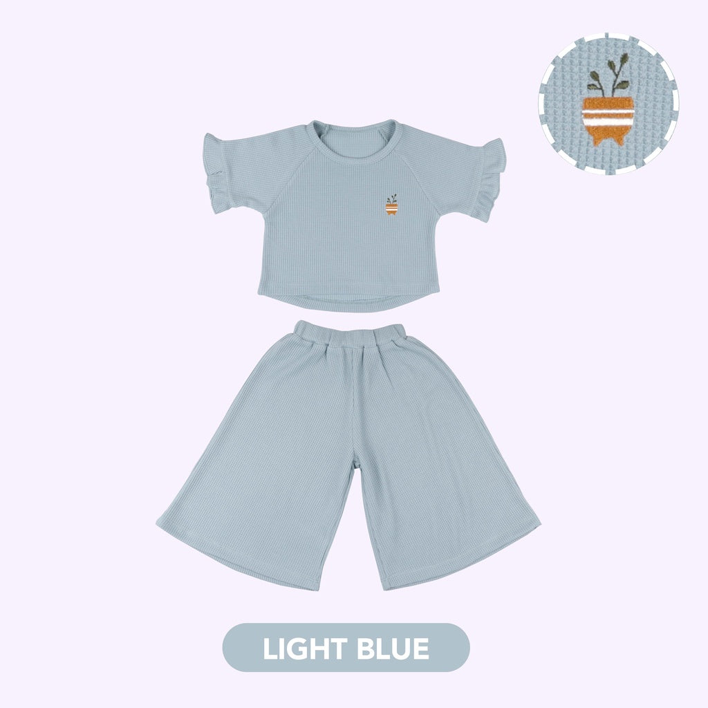 Mooi Setelan Anak Perempuan Noora Sleeve Ruffle Set