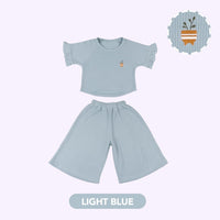 Mooi Setelan Anak Perempuan Noora Sleeve Ruffle Set